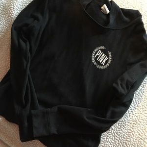 Pink Victoria’s Secret pull over sweatshirt